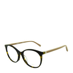 MaxMara/麦丝玛拉 复古 轻架 板材 圆框 黑色 哈瓦那色 女士 光学镜架 近视 眼镜框 眼镜架 MM1404/F 54mm图片