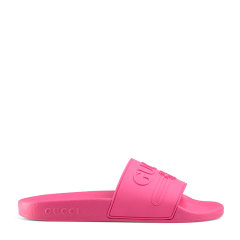 GUCCI/古驰 Gucci标识橡胶拖鞋 525140 JCZ00图片