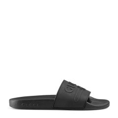 GUCCI/古驰 Gucci标识橡胶拖鞋 525140 JCZ00图片