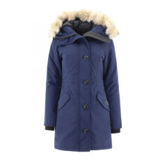 【包税】CANADA GOOSE/加拿大鹅  女装 女士蓝色经典时尚连帽毛领秋冬羽绒服外套 CG.2580L.3563图片
