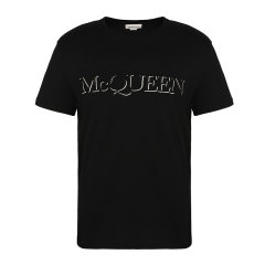 Alexander McQueen/亚历山大麦昆男士短袖T恤649876QQZ56图片