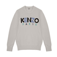 【包税】KENZO/高田贤三 凯卓 女装 品牌字母 时尚百搭棉质圆领女士针织衫/毛衣 FA52PU507808图片