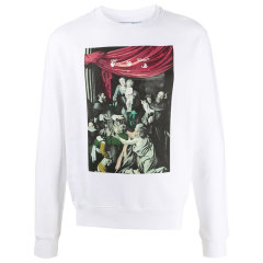 【包税】OFF-WHITE/OFF-WHITE 潮流 男装 交叉箭头图案 时尚百搭棉质男士卫衣 OMBA025E20FLE004-1010图片