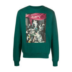 【包税】OFF-WHITE/OFF-WHITE 潮流 男装 交叉箭头图案 时尚百搭棉质男士卫衣 OMBA025E20FLE004-1010图片