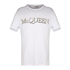 Alexander McQueen/亚历山大麦昆男士短袖T恤649876QQZ56图片