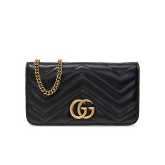【包税】GUCCI/古驰 古琦女包 GG Marmont 系列  女士皮质链条时尚百搭斜挎单肩包 488426 DTDCT图片