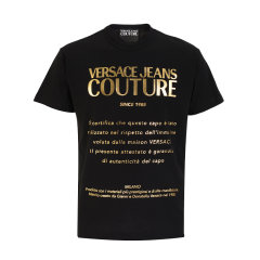 【现货】VERSACE JEANS COUTURE/范思哲牛仔休闲男士短袖t恤图片