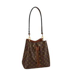 【包税】Louis Vuitton/路易威登  爆款NEO NOE女士棕色老花帆布水桶手提单肩包 （多颜色可选） M44020图片