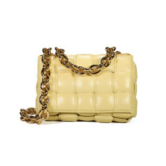 【包税】Bottega Veneta/葆蝶家 女士 女包 红色 小羊皮链条卡带包单肩包 631421VBWZ06402图片