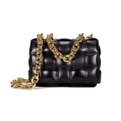 【包税】Bottega Veneta/葆蝶家 女士 女包 红色 小羊皮链条卡带包单肩包 631421VBWZ06402图片