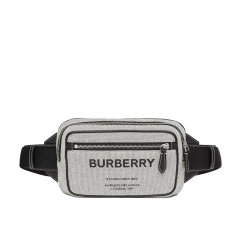 【包邮包税】 BURBERRY/博柏利 男士灰色时尚腰包/胸包 80389021 PLSX图片