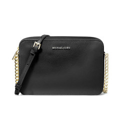 【包税】 Michael Kors/迈克·科尔斯 Jet Set Travel系列棕色牛皮女士挎包 32S4GTVC3L-Luggage PLSX图片