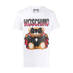 【包税】MOSCHINO/莫斯奇诺  男装男士棉质时尚简约圆领短袖T恤  V070102401001 GMH0034C图片