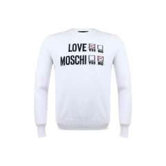 【包邮包税】LOVE MOSCHINO/LOVE MOSCHINO  男装男士棉质时尚简约针织衫  MS30U0100A00  GMH0034C图片