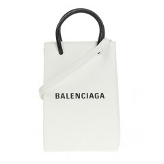 【包税】Balenciaga/巴黎世家 女士皮质LOGO印花单肩斜挎手提包 5938260AI2N1000 ZWJ0012CD图片