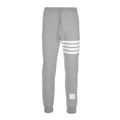 【包税】THOM BROWNE/THOM BROWNE  男装男士灰色棉质时尚简约休闲裤   MJQ008H00535068  GMH0012CD图片