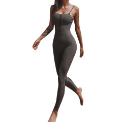GeleiStory/GeleiStory  夏季新款运动瑜伽服连体衣女士跑步训练紧身健身服休闲一体服装  女运动套装图片