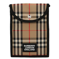 【包邮包税】 BURBERRY/博柏利 男士米色时尚单肩斜挎包 80266641 PLSX图片