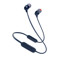 JBL/JBL T125BT无线蓝牙耳机 入耳式运动耳机 磁吸颈挂式 苹果安卓手机通用耳机 幻夜黑 黑色图片