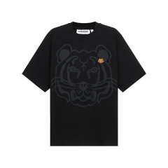 KENZO/高田贤三 男士短袖T恤 男士棉质超大造型K Tiger圆领短袖T恤 5TS522 4SA图片