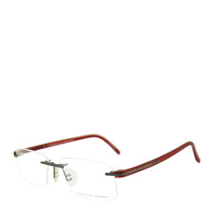PORSCHE/保时捷 商务 休闲 超轻 无框 男款 光学镜架  近视 眼镜框 眼镜架 眼镜 P8705 56mm 镜片高度34/35  PORSCHE 保时捷图片