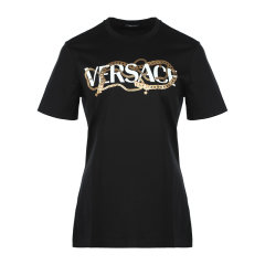 VERSACE/范思哲经典款字母徽标女士短袖T恤10041531A02991图片