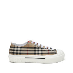 BURBERRY/博柏利 情侣款织物厚底系带休闲运动鞋帆布鞋 80497451/80505061图片