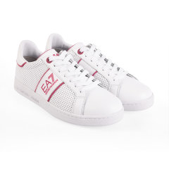 【国内现货】 EA7/EA7男士休闲运动鞋子舒适LOGO鞋黑色白色图片