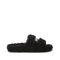 Balenciaga/巴黎世家 女士人造羊毛革Furry Slide拖鞋式凉鞋 654261 W2DO1图片