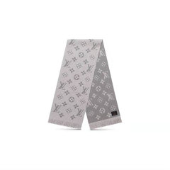 Louis Vuitton/路易威登 Logomania 本命年红 围巾 羊毛真丝双面 多色可选图片