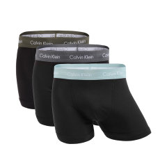 【国内现货】Calvin Klein/卡尔文·克莱因潮流时尚舒适三条装平角男士内裤套装图片