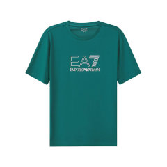 EA7阿玛尼 男士棉质圆领短袖T恤 3LPT81 PJM9Z图片