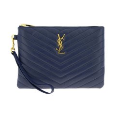 【包税】 SAINT LAURENT PARIS/SAINT LAURENT PARIS 女士米色皮质手拿包 379039-CWU01-2721 PLSX图片