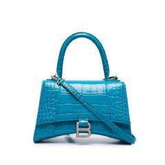 【包税】 Balenciaga/巴黎世家 女士蓝色皮革手提包 593546 1LR6Y 4619 PLSX图片