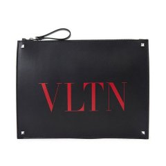 【包邮包税】 Valentino/华伦天奴 男士黑色皮革手拿包 TY2B0692 WJW 0NI PLSX图片