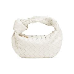 【包税】 Bottega Veneta/葆蝶家 女士白色皮革手提包 651876V1GG0 9033 PLSX图片