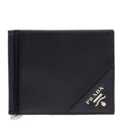 【包税】 PRADA/普拉达 男士黑色皮革钱包 2MN077-QME-F0002图片