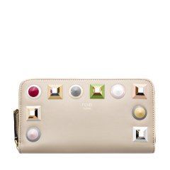 【包税】 FENDI/芬迪 女士黑色皮革钱包 8M0299 SR0 F0JBX PLSX图片