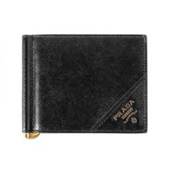 【包税】 PRADA/普拉达 男士黑色皮革钱包 2MN077-QME-F0002图片