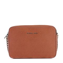 【包税】 Michael Kors/迈克·科尔斯 Jet Set Travel系列棕色牛皮女士挎包 32S4GTVC3L-Luggage PLSX图片