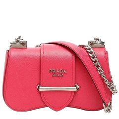 【包税】 PRADA/普拉达 黑色皮女士斜挎包 1BD219-NZV-F0632-UJG图片