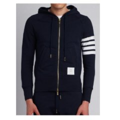 【包税】THOM BROWNE/THOM BROWNE 男士条纹棉质男卫衣 MJT022L00535 068 PL2303图片