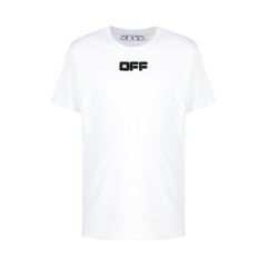 【包邮包税】 OFF-WHITE/OFF-WHITE 男士印花棉质短袖T恤 OMAA027F21JE R003 0110 PLFSX图片