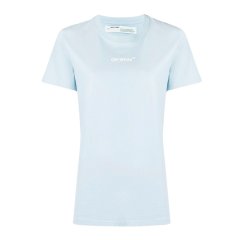 【包税】 OFF-WHITE/OFF-WHITE 女士黑色棉质短袖T恤 OWAA049R20B07043-1001 PLFSX图片