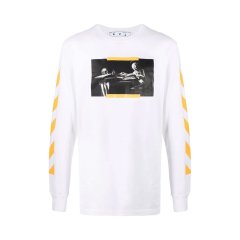 【包税】 OFF-WHITE/OFF-WHITE 女士白色棉质卫衣 OMAB001F21JE R004 0184 PLFSX图片