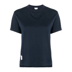 【包税】 THOM BROWNE/THOM BROWNE 女士白色棉质短袖T恤 FJS036A 05398 100图片