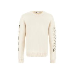 【包税】 OFF-WHITE/OFF-WHITE 男士黑色棉质针织衫/毛衣 OMHE087F21KN I001 1055 PLFSX图片