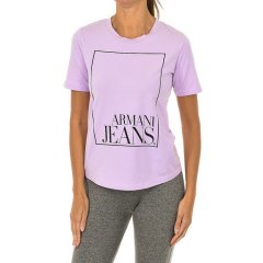 【包邮包税】 ARMANI JEANS/阿玛尼牛仔 女士白色棉质短袖T恤 3Y5T19 5J1FZ 1100 PLFSX图片