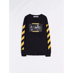 【包税】 OFF-WHITE/OFF-WHITE 女士白色棉质卫衣 OMAB001F21JE R004 0184 PLFSX图片