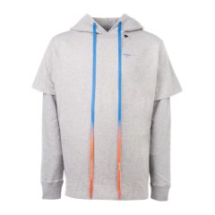 【包税】 OFF-WHITE/OFF-WHITE 男士黑色棉质时尚连帽卫衣 OMAB033-F19185010-1060 PLFSX图片